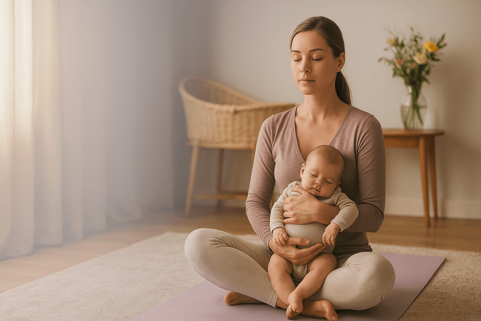 Postpartum recovery & mental health support — yoga & mindfulness at LYF